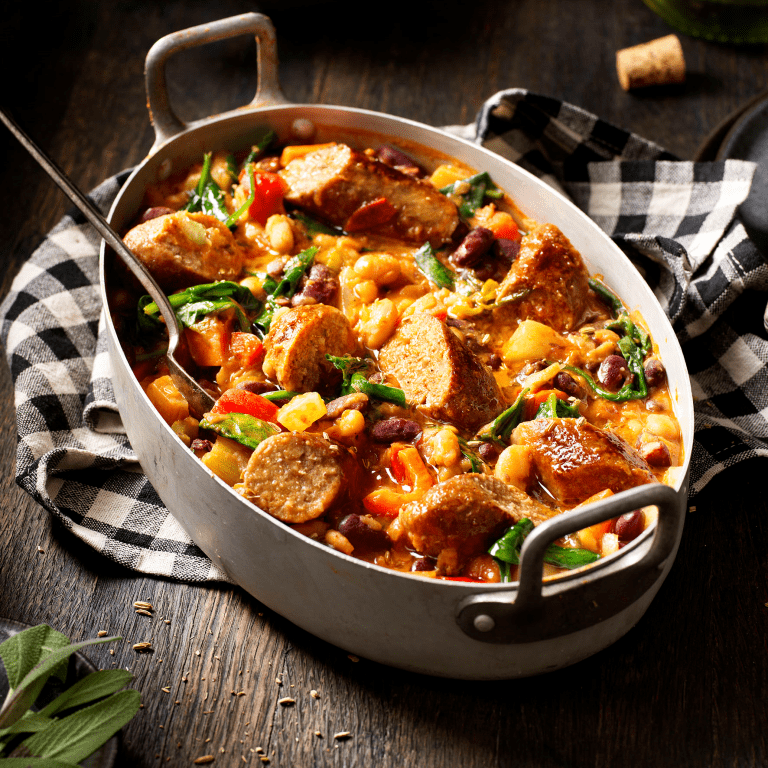 Bean Stew with Sensational Sausage Bean stew with sensational sausage